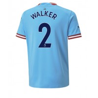 Manchester City Kyle Walker #2 Hjemmebanetrøje 2022-23 Kortærmet